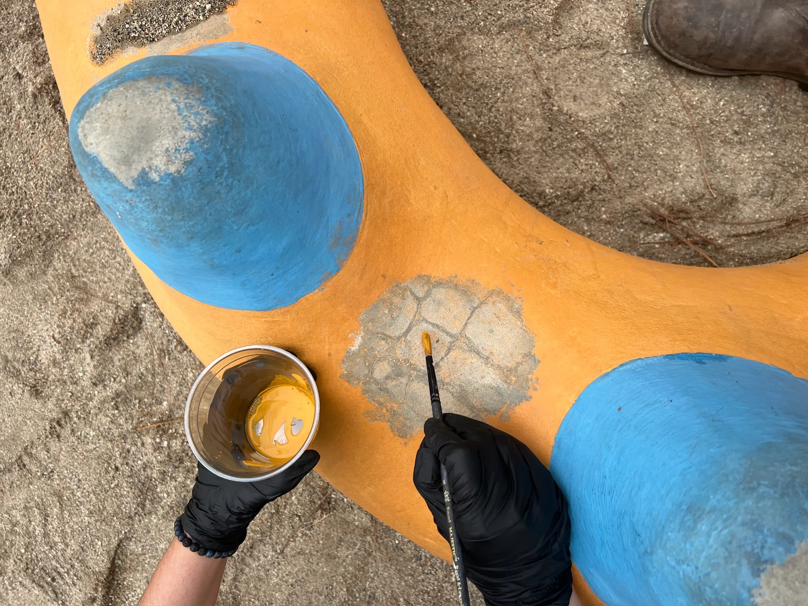 painting dragon scales